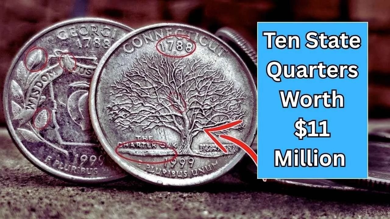 Ten State Quarters Now Worth $11 Million: Could Your Spare Change Be a Fortune?