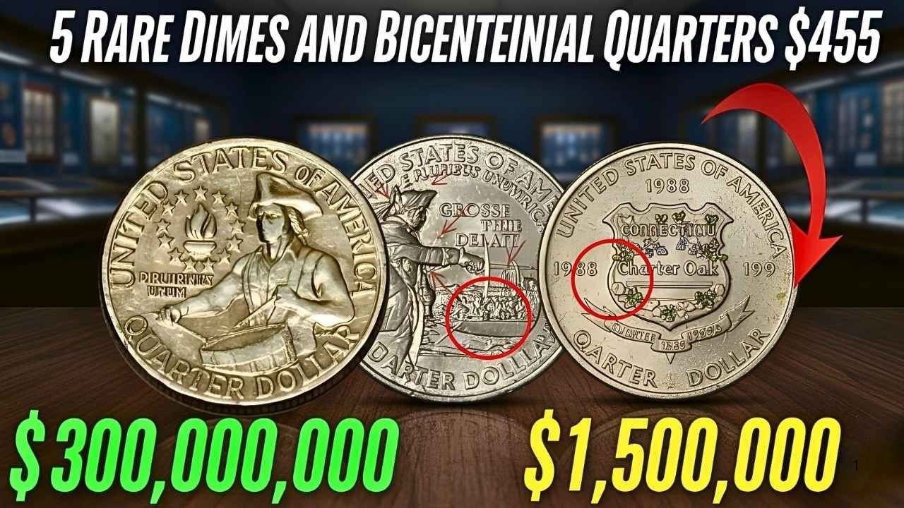 5 Rare Dimes and Bicentennial Quarters to Watch For