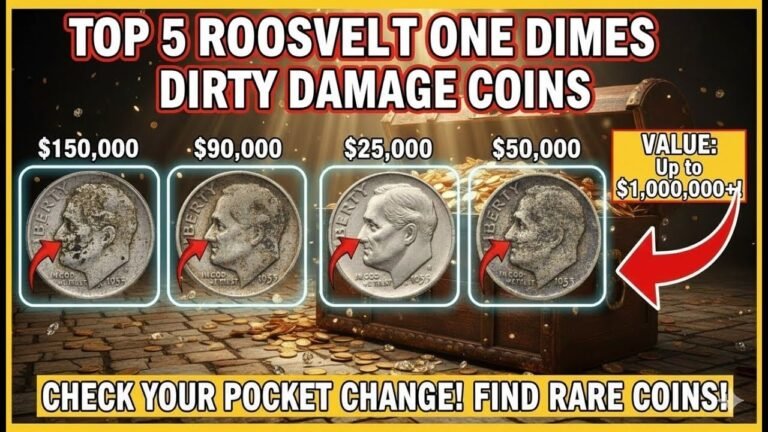 5 Ultra-Rare Coins Worth Millions: Check Your Roosevelt Dimes Before Selling