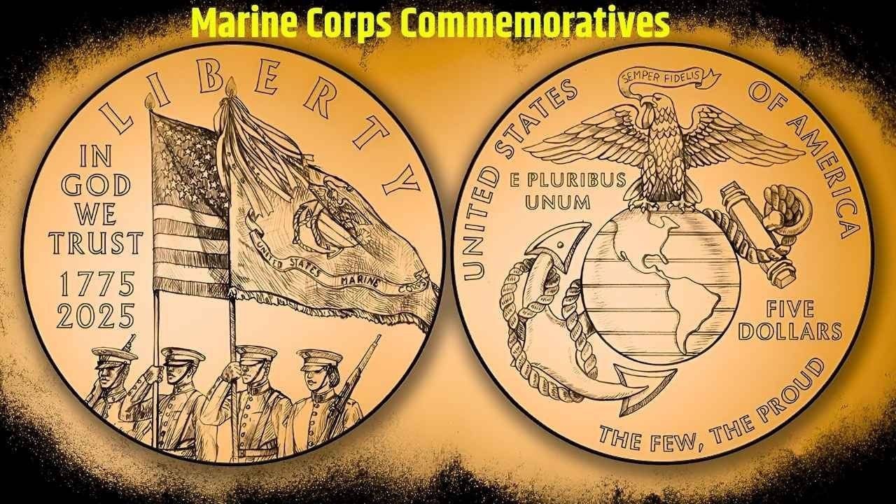 First Look: 2025 Marine Corps Commemorative Coins Released by U.S. Mint