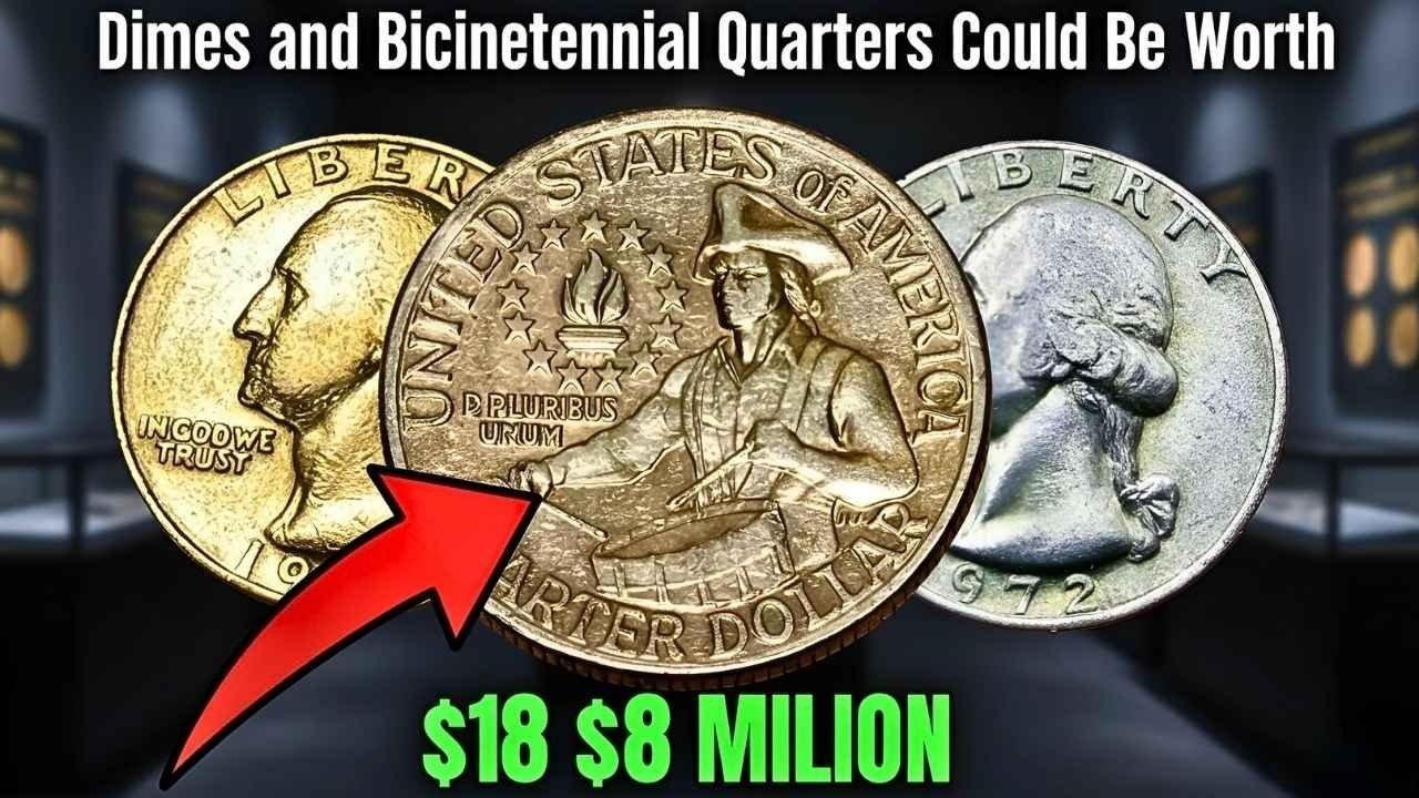 Rare Dimes and Bicentennial Quarters That Could Be Worth Millions